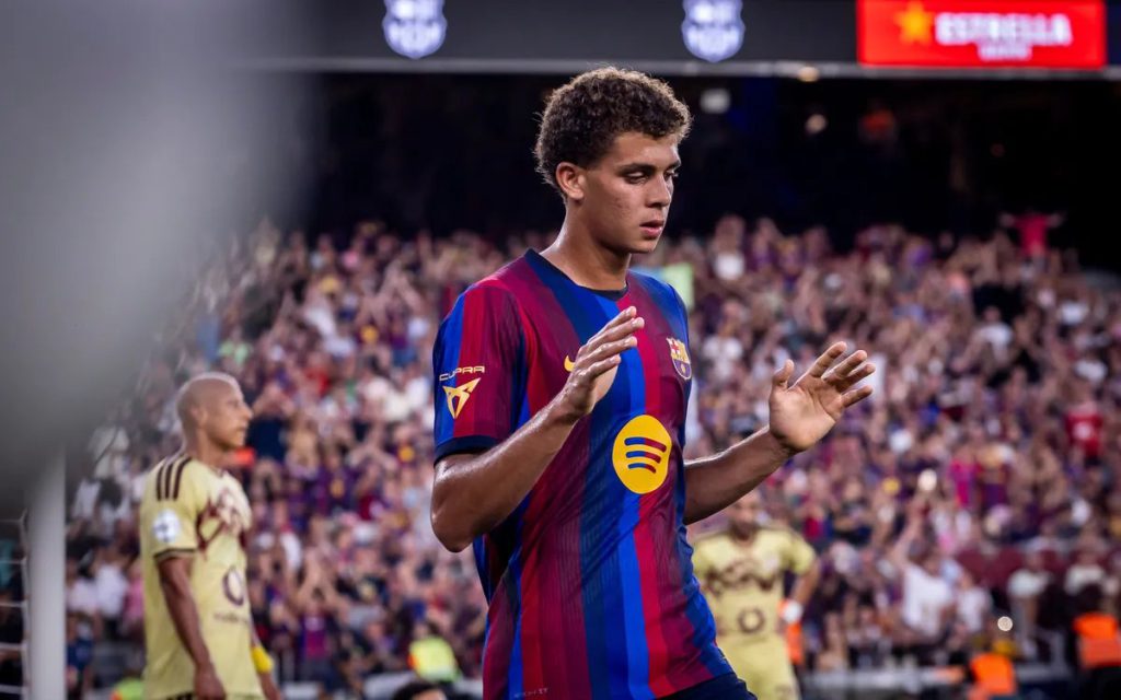 Barcelona quer renovar o contrato de Hamza Abdelkarim
